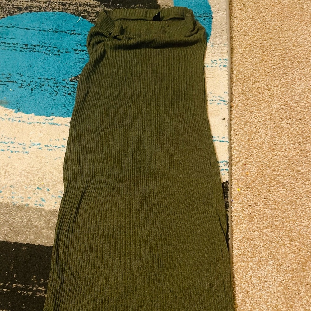 SHEIN army green pencil skirt size L